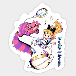 Wonderland Sticker